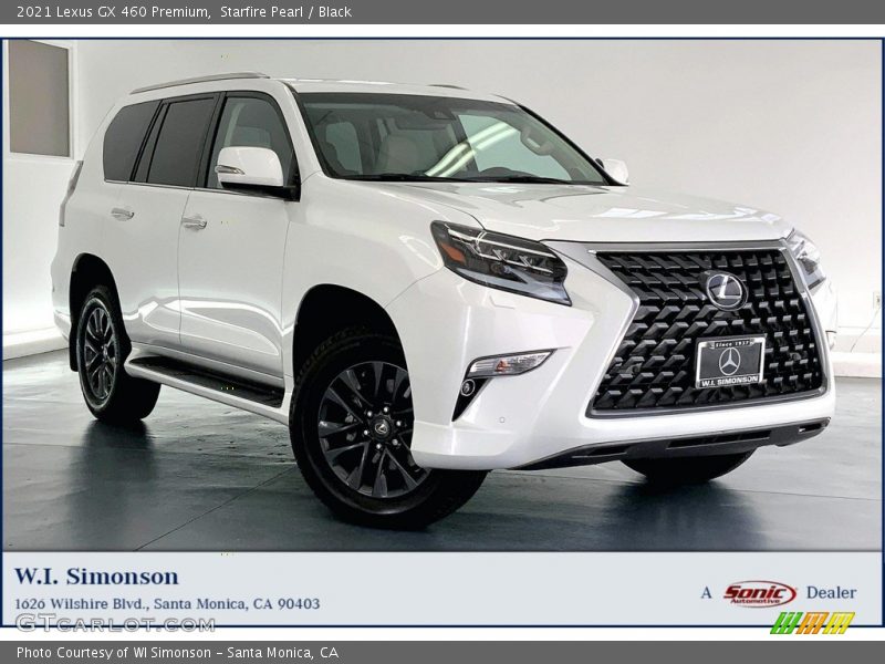 Starfire Pearl / Black 2021 Lexus GX 460 Premium