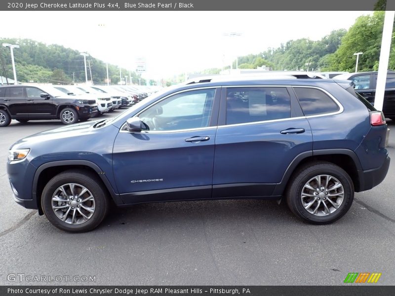 Blue Shade Pearl / Black 2020 Jeep Cherokee Latitude Plus 4x4