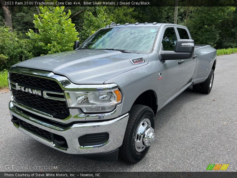 Billet Silver Metallic / Diesel Gray/Black 2023 Ram 3500 Tradesman Crew Cab 4x4