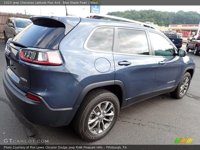 Blue Shade Pearl / Black 2020 Jeep Cherokee Latitude Plus 4x4