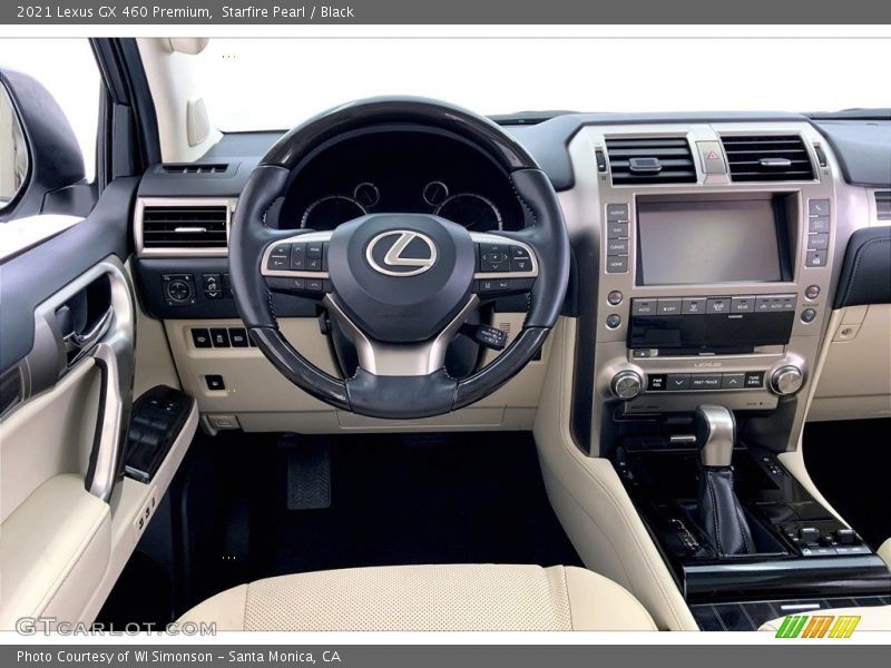 Starfire Pearl / Black 2021 Lexus GX 460 Premium