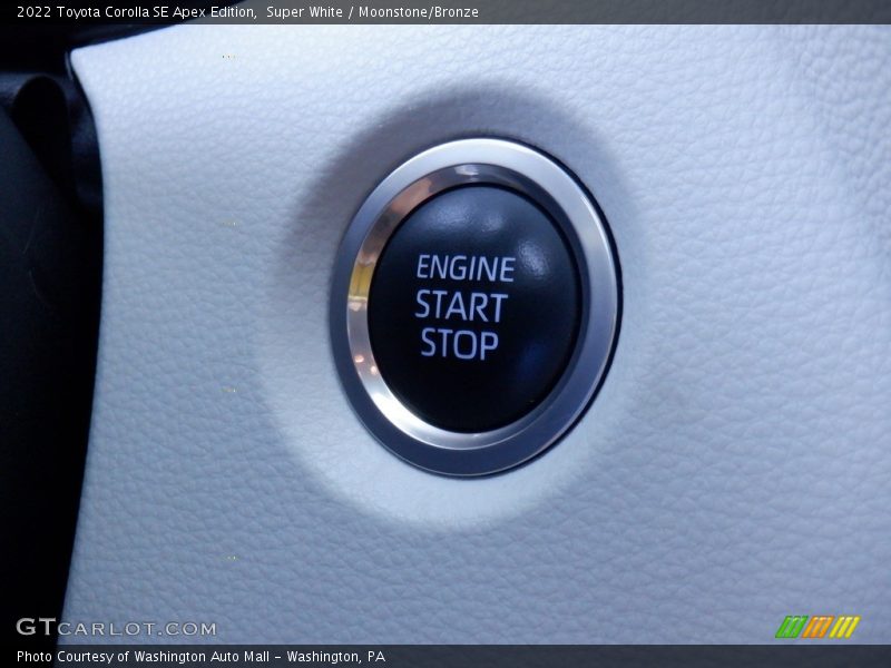 Controls of 2022 Corolla SE Apex Edition
