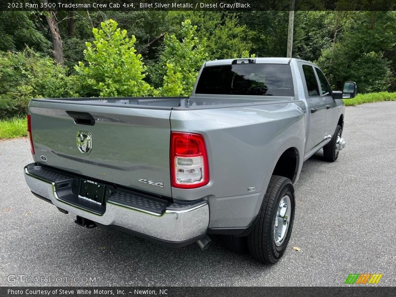 Billet Silver Metallic / Diesel Gray/Black 2023 Ram 3500 Tradesman Crew Cab 4x4