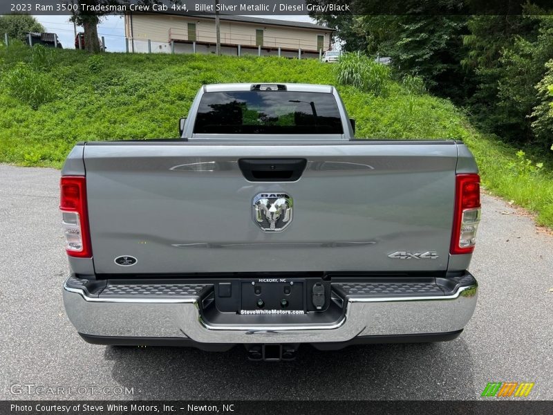 Billet Silver Metallic / Diesel Gray/Black 2023 Ram 3500 Tradesman Crew Cab 4x4