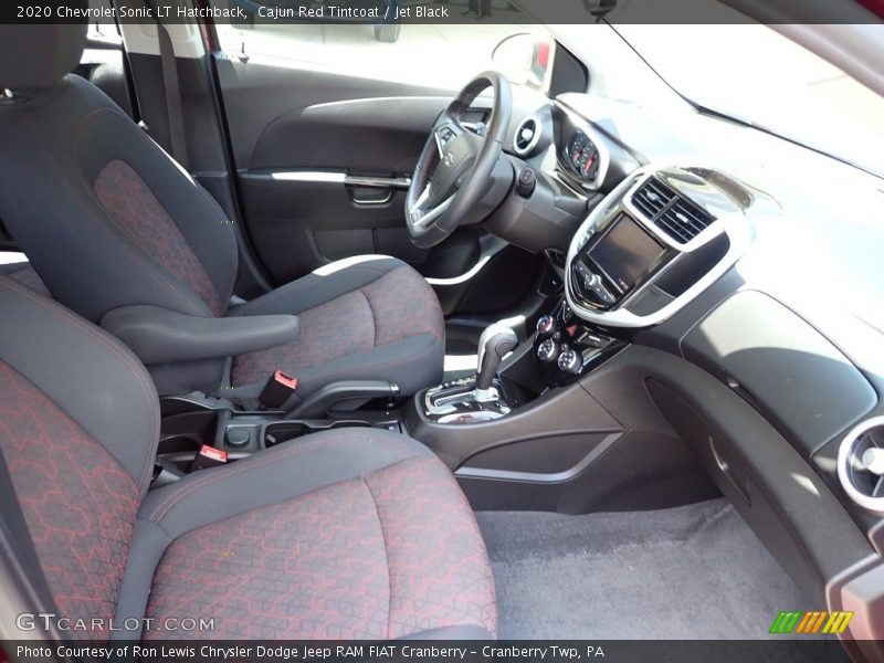 Front Seat of 2020 Sonic LT Hatchback