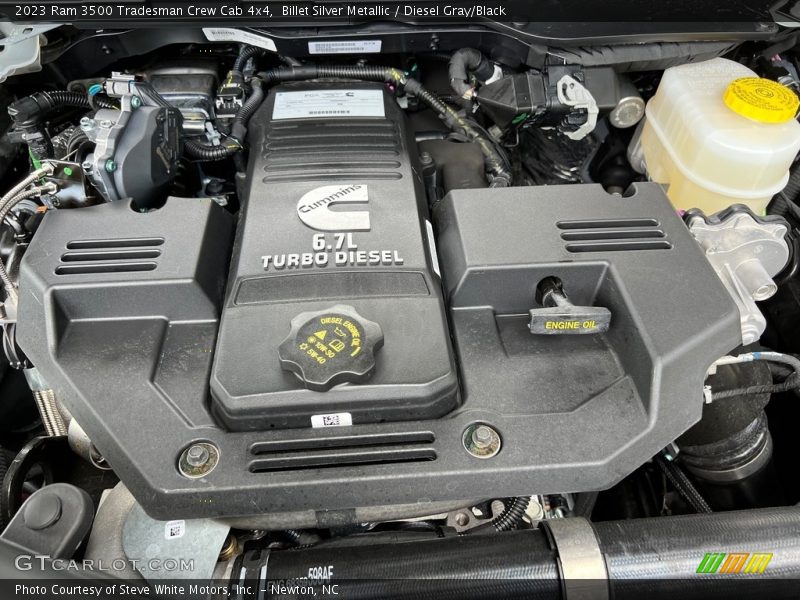  2023 3500 Tradesman Crew Cab 4x4 Engine - 6.7 Liter OHV 24-Valve Cummins Turbo-Diesel Inline 6 Cylinder