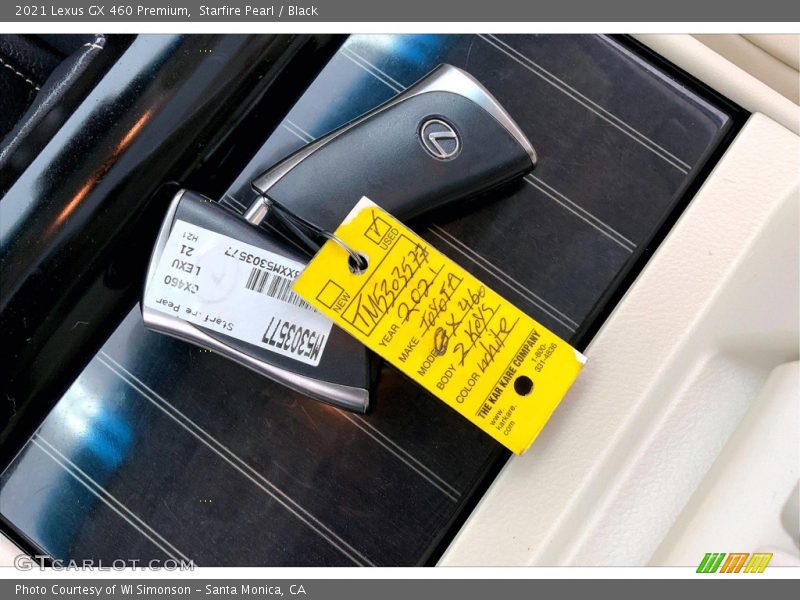 Starfire Pearl / Black 2021 Lexus GX 460 Premium