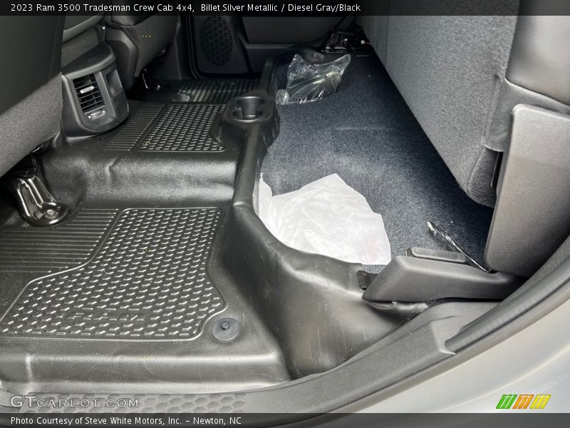 Rear Seat of 2023 3500 Tradesman Crew Cab 4x4