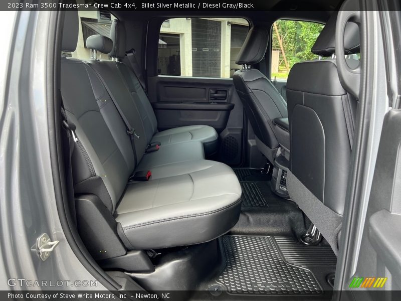 Rear Seat of 2023 3500 Tradesman Crew Cab 4x4