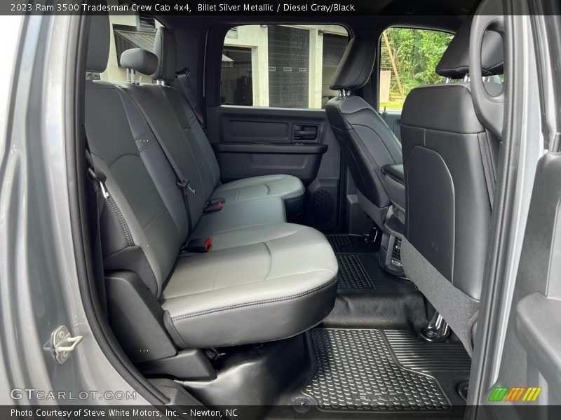 Rear Seat of 2023 3500 Tradesman Crew Cab 4x4