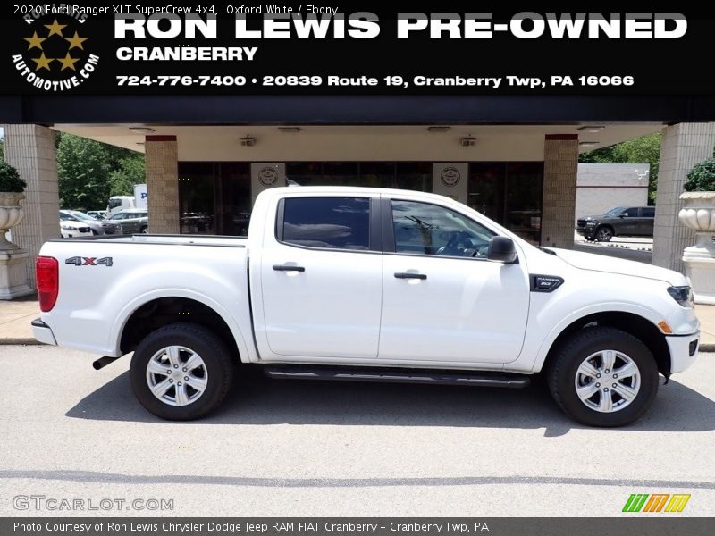 Oxford White / Ebony 2020 Ford Ranger XLT SuperCrew 4x4