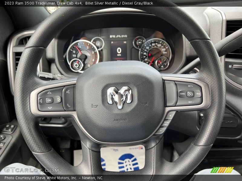  2023 3500 Tradesman Crew Cab 4x4 Steering Wheel