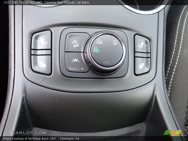 Controls of 2022 Terrain SLE AWD