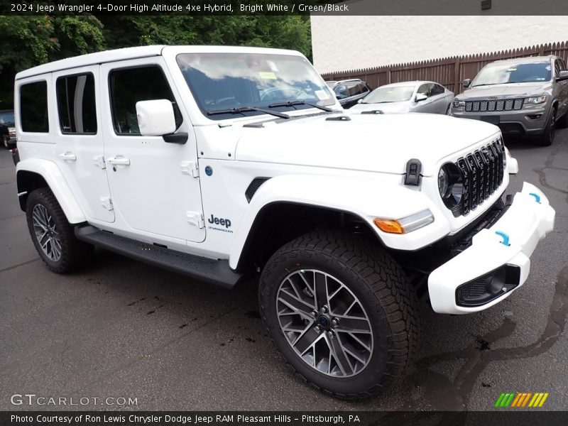 Front 3/4 View of 2024 Wrangler 4-Door High Altitude 4xe Hybrid