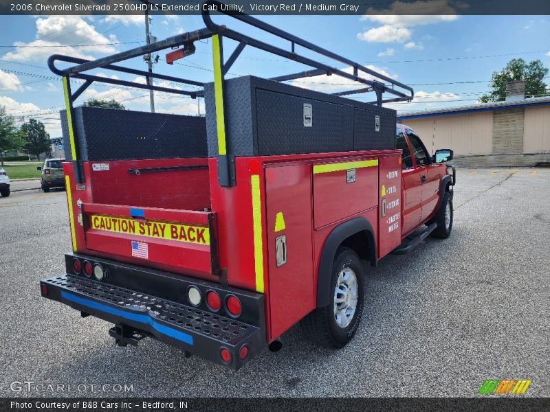 Victory Red / Medium Gray 2006 Chevrolet Silverado 2500HD LS Extended Cab Utility