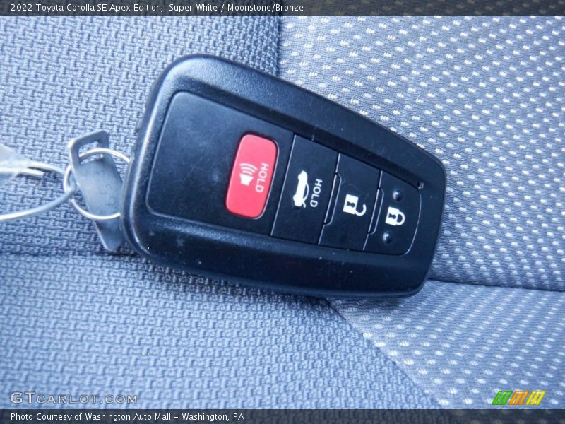 Keys of 2022 Corolla SE Apex Edition