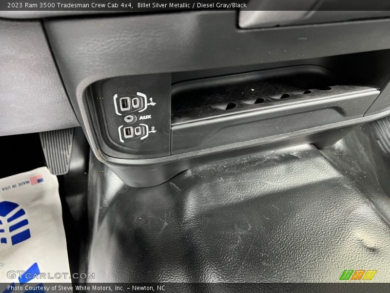 Billet Silver Metallic / Diesel Gray/Black 2023 Ram 3500 Tradesman Crew Cab 4x4