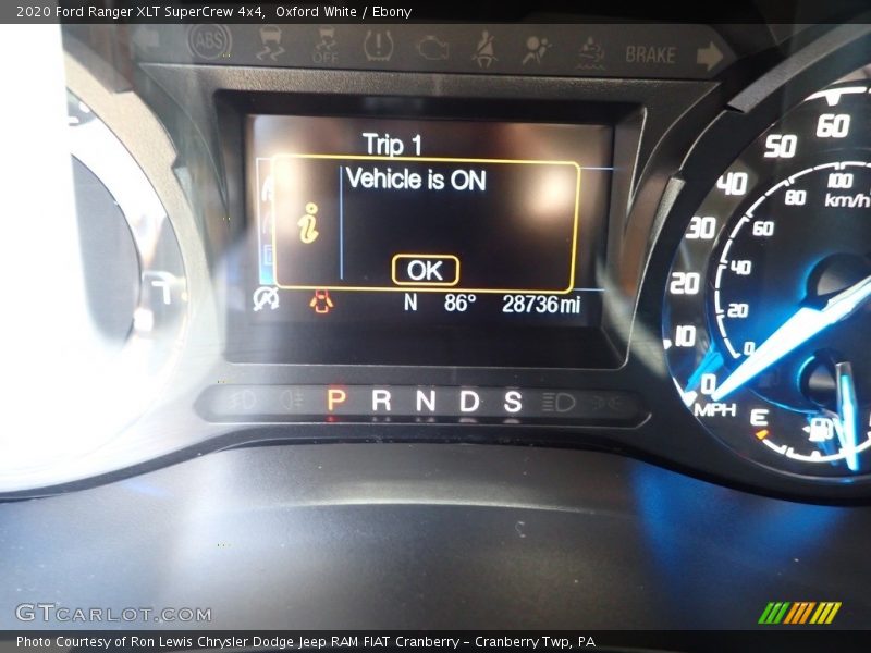 Oxford White / Ebony 2020 Ford Ranger XLT SuperCrew 4x4