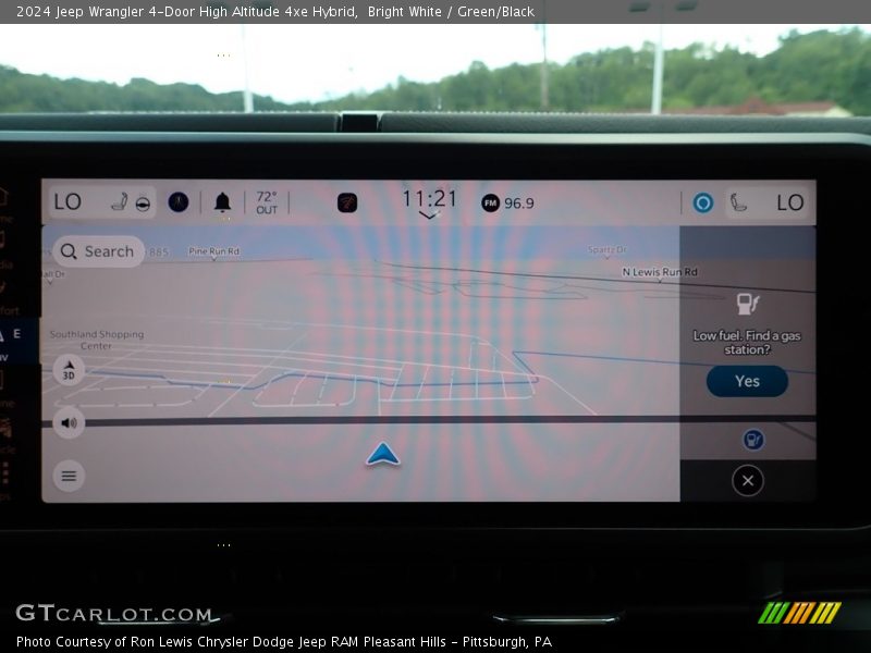 Bright White / Green/Black 2024 Jeep Wrangler 4-Door High Altitude 4xe Hybrid