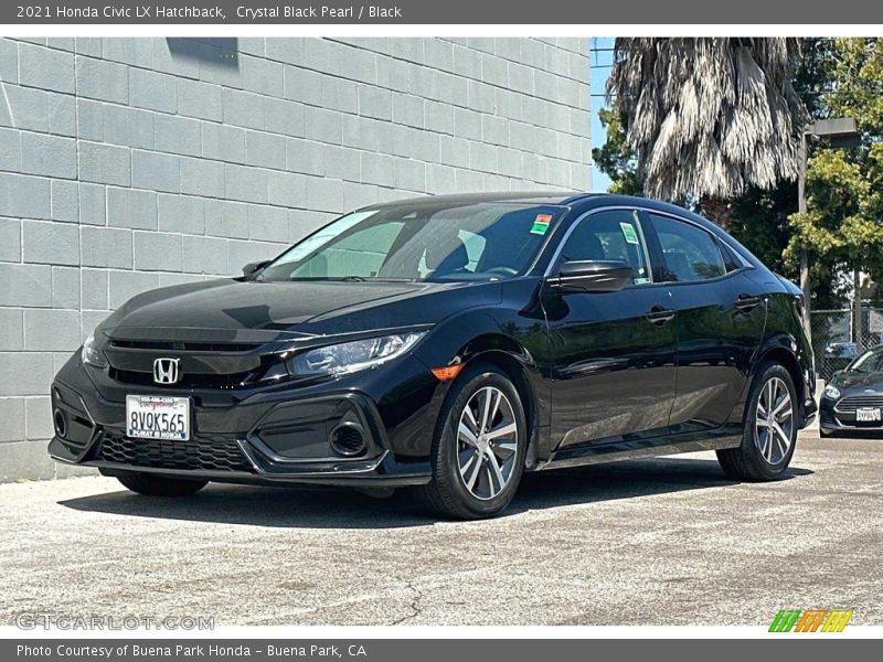 Front 3/4 View of 2021 Civic LX Hatchback