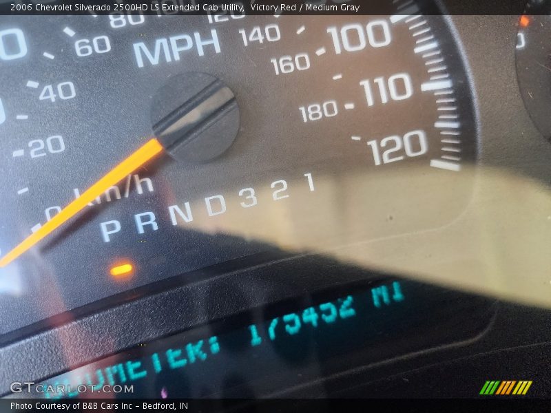 Victory Red / Medium Gray 2006 Chevrolet Silverado 2500HD LS Extended Cab Utility