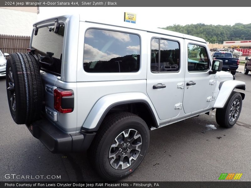 Silver Zynith / Black 2024 Jeep Wrangler 4-Door Sahara 4x4