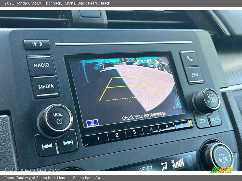 Controls of 2021 Civic LX Hatchback
