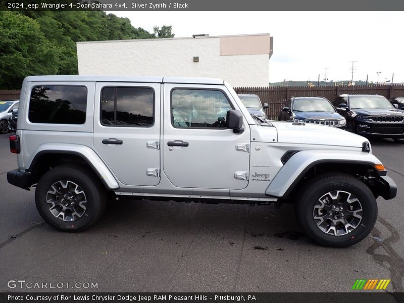 Silver Zynith / Black 2024 Jeep Wrangler 4-Door Sahara 4x4