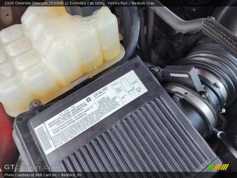 Victory Red / Medium Gray 2006 Chevrolet Silverado 2500HD LS Extended Cab Utility