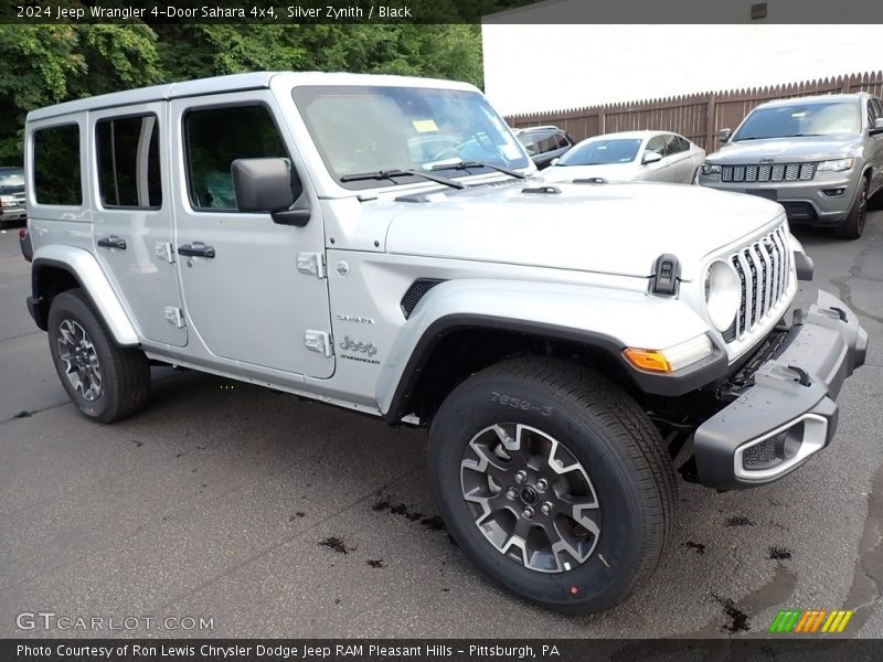 Silver Zynith / Black 2024 Jeep Wrangler 4-Door Sahara 4x4