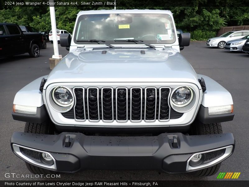 Silver Zynith / Black 2024 Jeep Wrangler 4-Door Sahara 4x4
