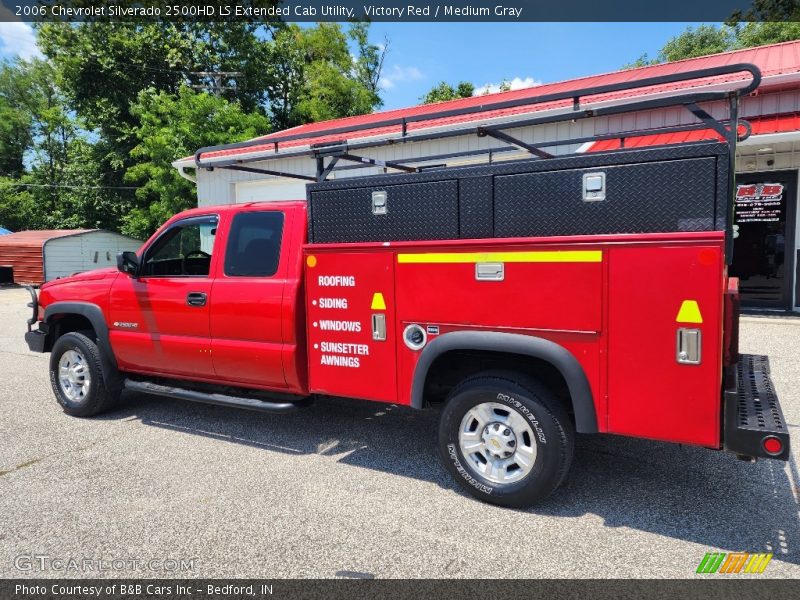 Victory Red / Medium Gray 2006 Chevrolet Silverado 2500HD LS Extended Cab Utility