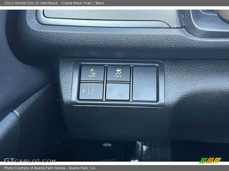 Controls of 2021 Civic LX Hatchback