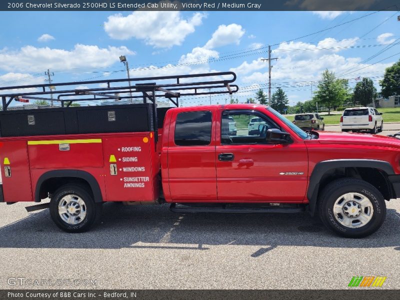 Victory Red / Medium Gray 2006 Chevrolet Silverado 2500HD LS Extended Cab Utility