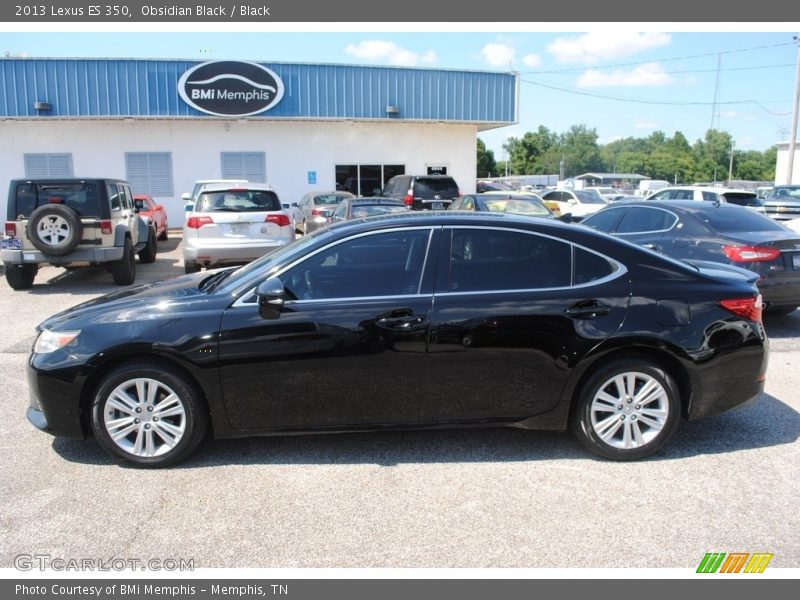 Obsidian Black / Black 2013 Lexus ES 350