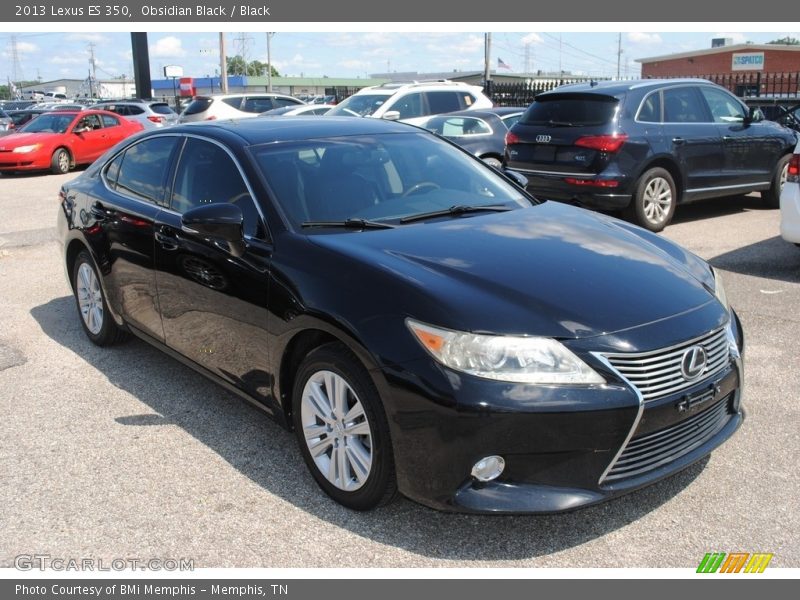 Obsidian Black / Black 2013 Lexus ES 350