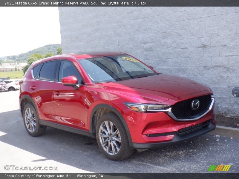Soul Red Crystal Metallic / Black 2021 Mazda CX-5 Grand Touring Reserve AWD