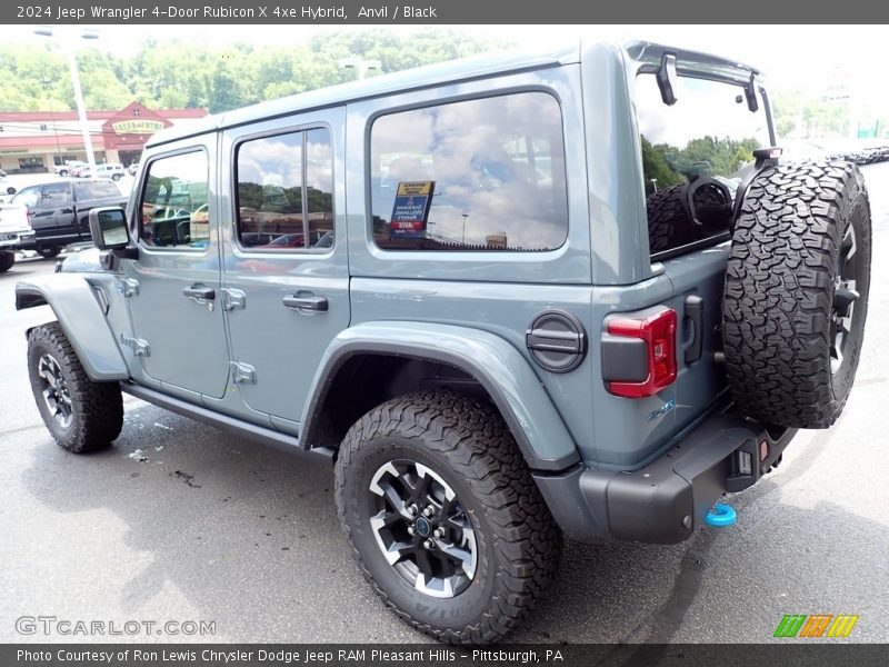 Anvil / Black 2024 Jeep Wrangler 4-Door Rubicon X 4xe Hybrid