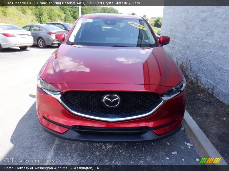 Soul Red Crystal Metallic / Black 2021 Mazda CX-5 Grand Touring Reserve AWD