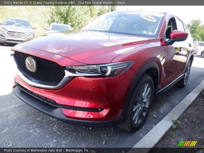 Soul Red Crystal Metallic / Black 2021 Mazda CX-5 Grand Touring Reserve AWD