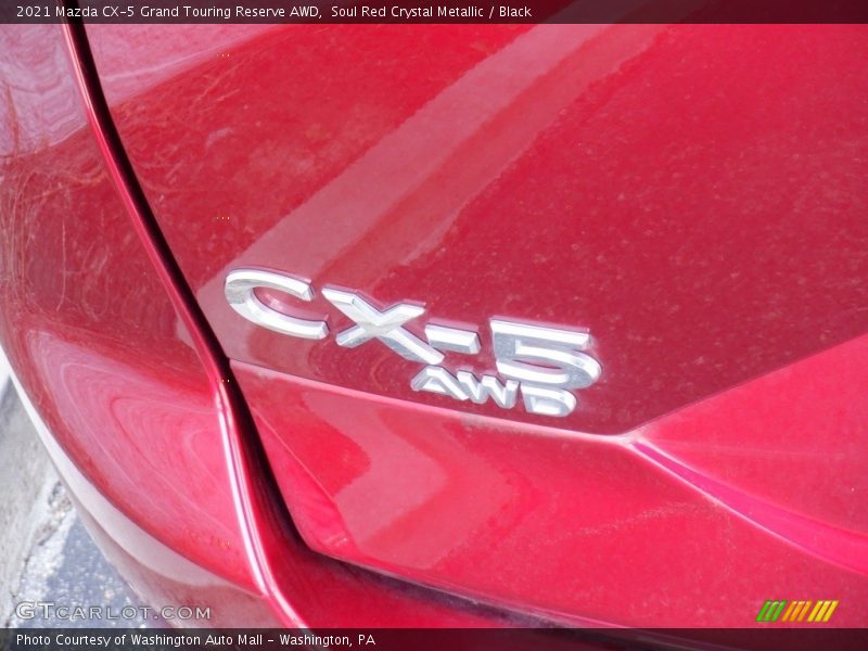 Soul Red Crystal Metallic / Black 2021 Mazda CX-5 Grand Touring Reserve AWD
