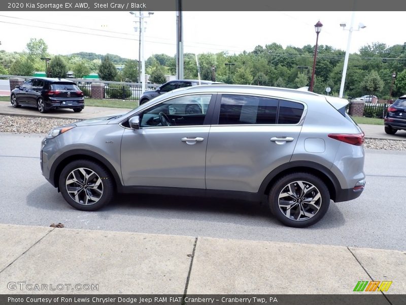 Steel Gray / Black 2020 Kia Sportage EX AWD