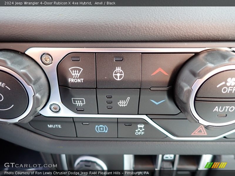 Controls of 2024 Wrangler 4-Door Rubicon X 4xe Hybrid