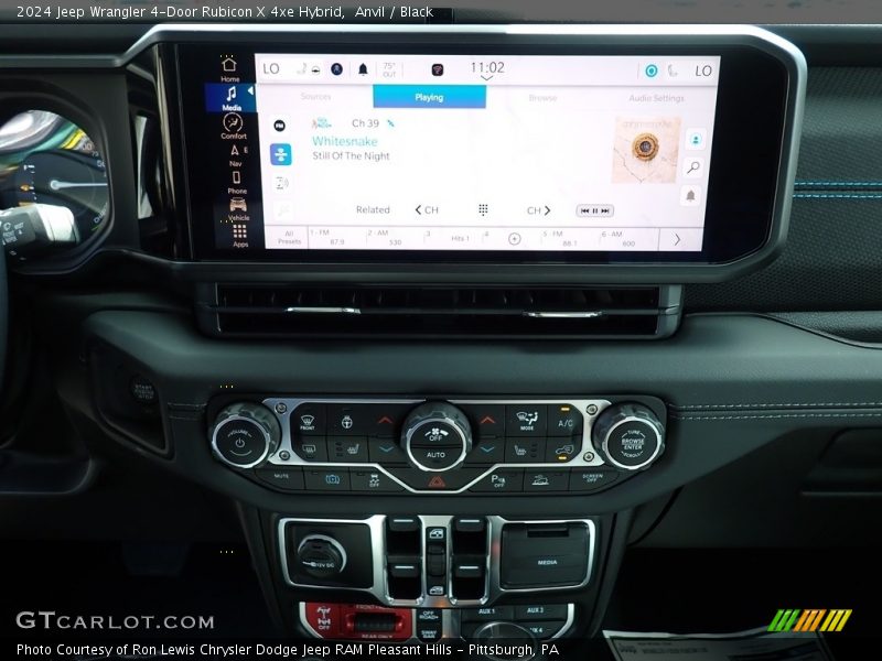 Controls of 2024 Wrangler 4-Door Rubicon X 4xe Hybrid