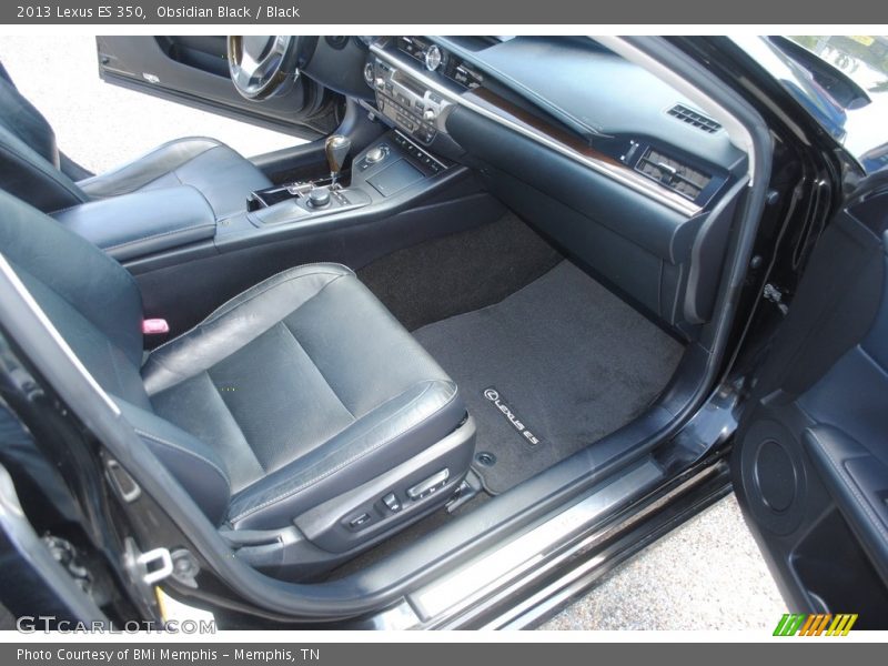 Obsidian Black / Black 2013 Lexus ES 350