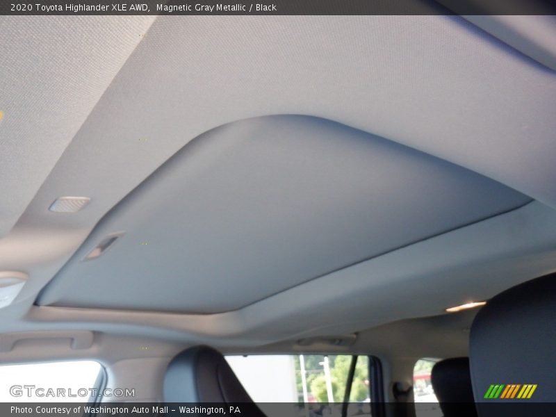 Magnetic Gray Metallic / Black 2020 Toyota Highlander XLE AWD