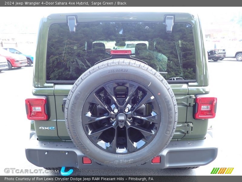 Sarge Green / Black 2024 Jeep Wrangler 4-Door Sahara 4xe Hybrid