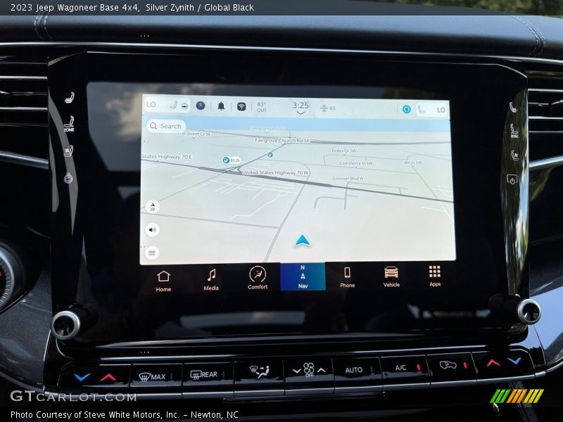 Navigation of 2023 Wagoneer Base 4x4