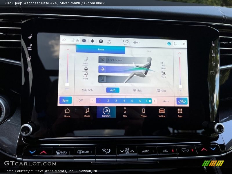 Silver Zynith / Global Black 2023 Jeep Wagoneer Base 4x4