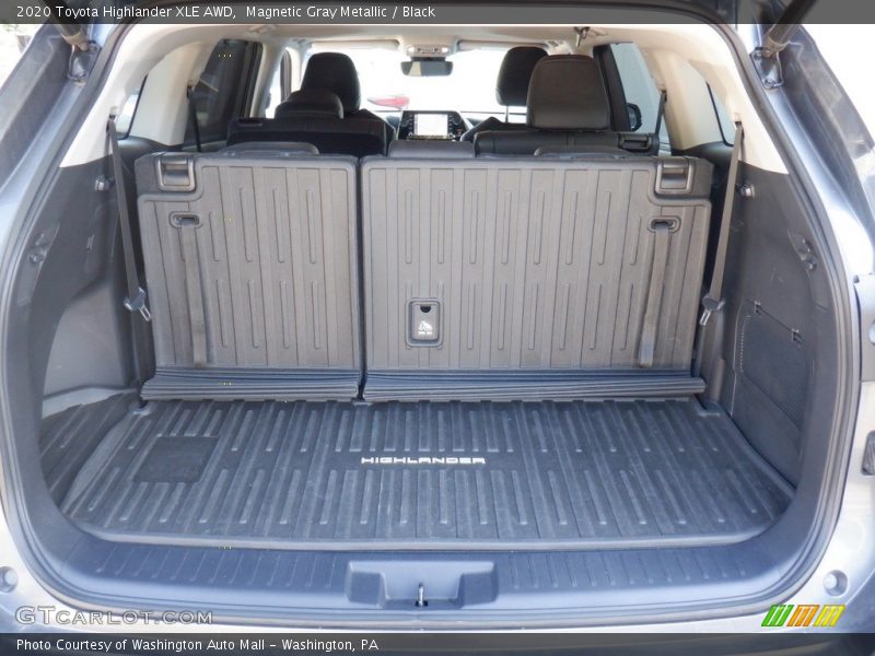 Magnetic Gray Metallic / Black 2020 Toyota Highlander XLE AWD